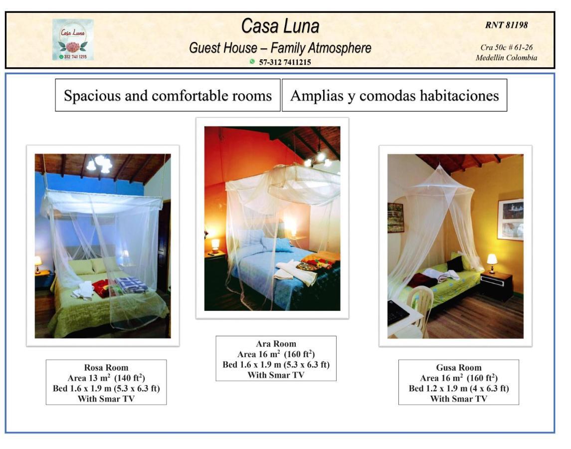 Casa Luna -Estrategica Ubicacion- Medellin Exterior photo